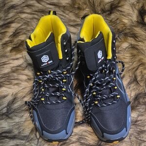 Black and Yellow Men's Boots